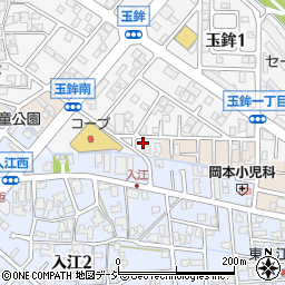 石川県金沢市玉鉾1丁目134周辺の地図