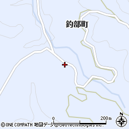 石川県金沢市釣部町チ周辺の地図