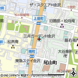 三井ガーデンホテル金沢周辺の地図