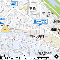 石川県金沢市玉鉾町イ27-26周辺の地図