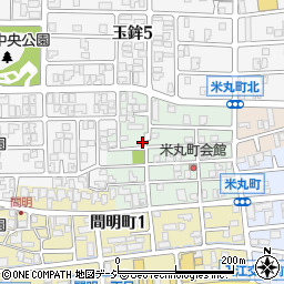石川県金沢市米丸町13周辺の地図
