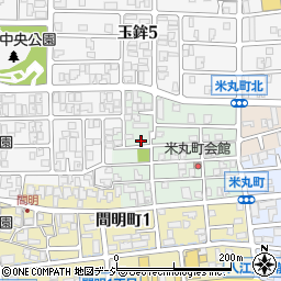 石川県金沢市米丸町14周辺の地図