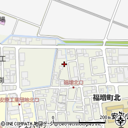 石川県金沢市福増町北165周辺の地図