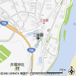 庄川温泉郷周辺の地図