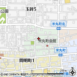 石川県金沢市米丸町10周辺の地図