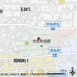 石川県金沢市米丸町7周辺の地図