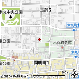 石川県金沢市米丸町19周辺の地図