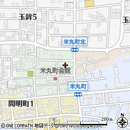 石川県金沢市米丸町3周辺の地図