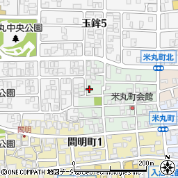石川県金沢市米丸町16周辺の地図