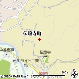 石川県金沢市伝燈寺町周辺の地図