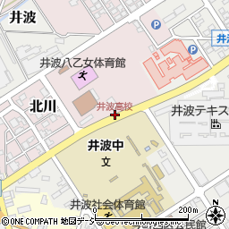 井波高校周辺の地図