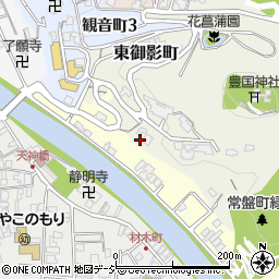 石川県金沢市東御影町20周辺の地図