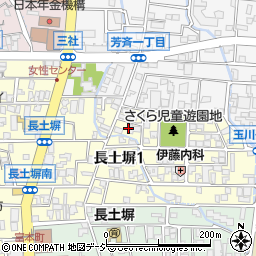 長土塀1丁目12☆アキッパ駐車場周辺の地図