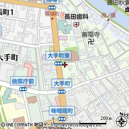 石川県金沢市橋場町1-12周辺の地図