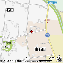 富山県南砺市東石田17-9周辺の地図