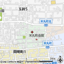 石川県金沢市米丸町126周辺の地図