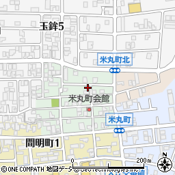 石川県金沢市米丸町124周辺の地図