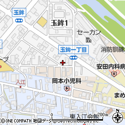 石川県金沢市玉鉾1丁目73周辺の地図