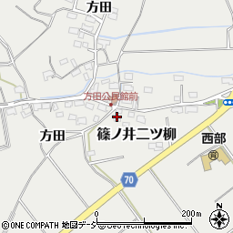 長野県長野市篠ノ井二ツ柳722周辺の地図