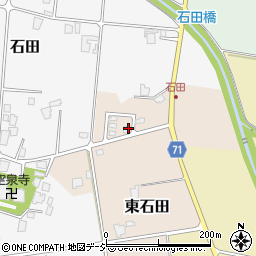 富山県南砺市東石田17-4周辺の地図