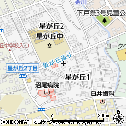 栃木県宇都宮市星が丘1丁目5-5周辺の地図