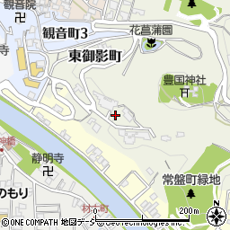 石川県金沢市東御影町周辺の地図