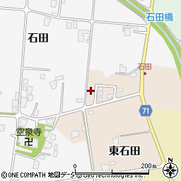富山県南砺市東石田17-12周辺の地図