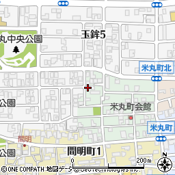 石川県金沢市米丸町168周辺の地図