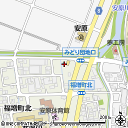 石川県金沢市福増町北1052周辺の地図