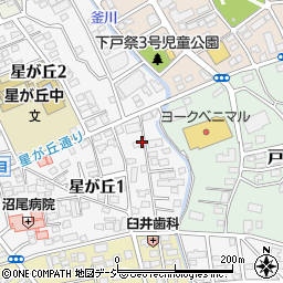 栃木県宇都宮市星が丘1丁目2-6周辺の地図