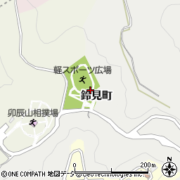 石川県金沢市卯辰町ヤ周辺の地図