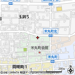 石川県金沢市米丸町155周辺の地図