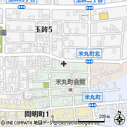 石川県金沢市米丸町156周辺の地図