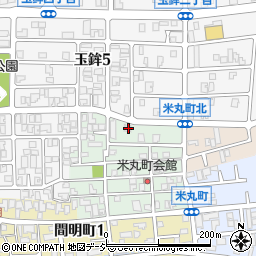 石川県金沢市米丸町157周辺の地図