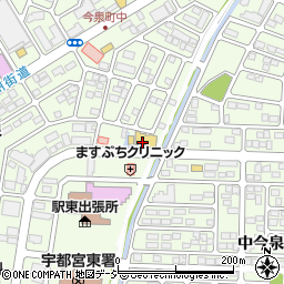 宇都宮モノリス周辺の地図