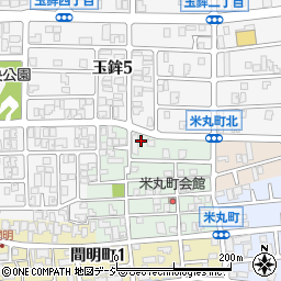 石川県金沢市米丸町158周辺の地図