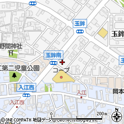 石川県金沢市玉鉾1丁目170周辺の地図