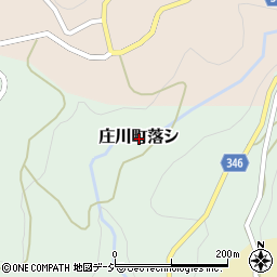 富山県砺波市庄川町落シ周辺の地図