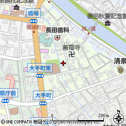 石川県金沢市橋場町5-22周辺の地図