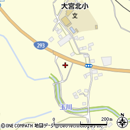 茨城県常陸大宮市東野3178-6周辺の地図