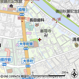 石川県金沢市橋場町5-21周辺の地図