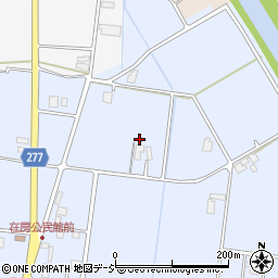 富山県南砺市在房周辺の地図