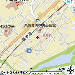 高崎東吾妻線周辺の地図