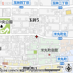 石川県金沢市米丸町160周辺の地図