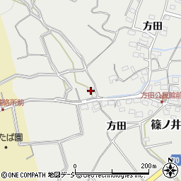 長野県長野市篠ノ井二ツ柳376周辺の地図