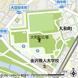 石川県金沢市大和町周辺の地図