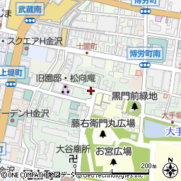 石川県金沢市西町周辺の地図