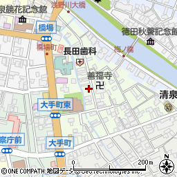 石川県金沢市橋場町5-19周辺の地図