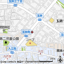 石川県金沢市玉鉾1丁目168周辺の地図