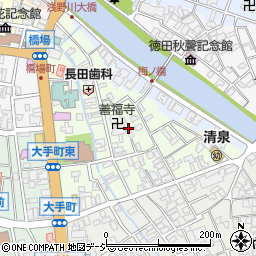 石川県金沢市橋場町8周辺の地図